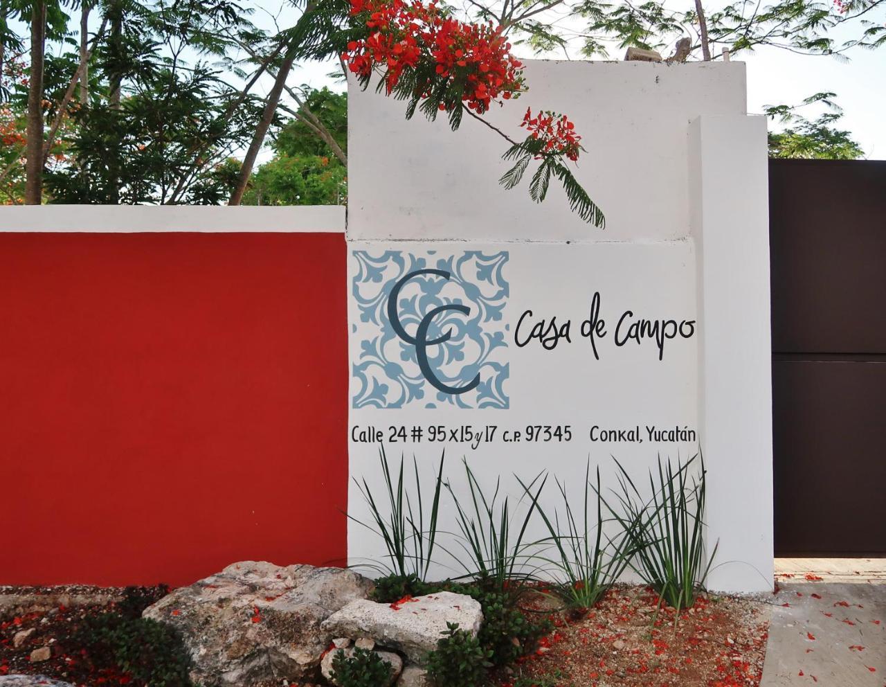 Hotel Casa De Campo Conkal Merida Exteriör bild